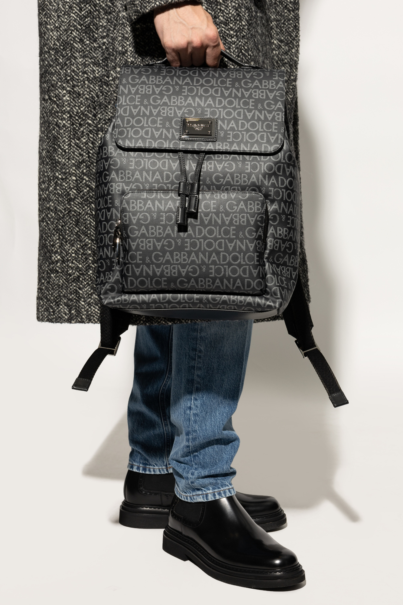 Black Backpack with monogram Dolce & Gabbana - Vitkac Canada